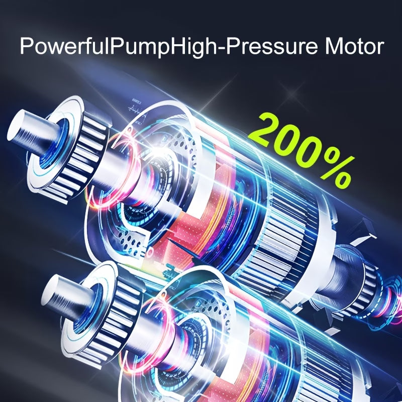 Aussie Garden Tools™ Portable Tyre Inflator 150 PSI, Digital Display, Wireless & USB Rechargeable