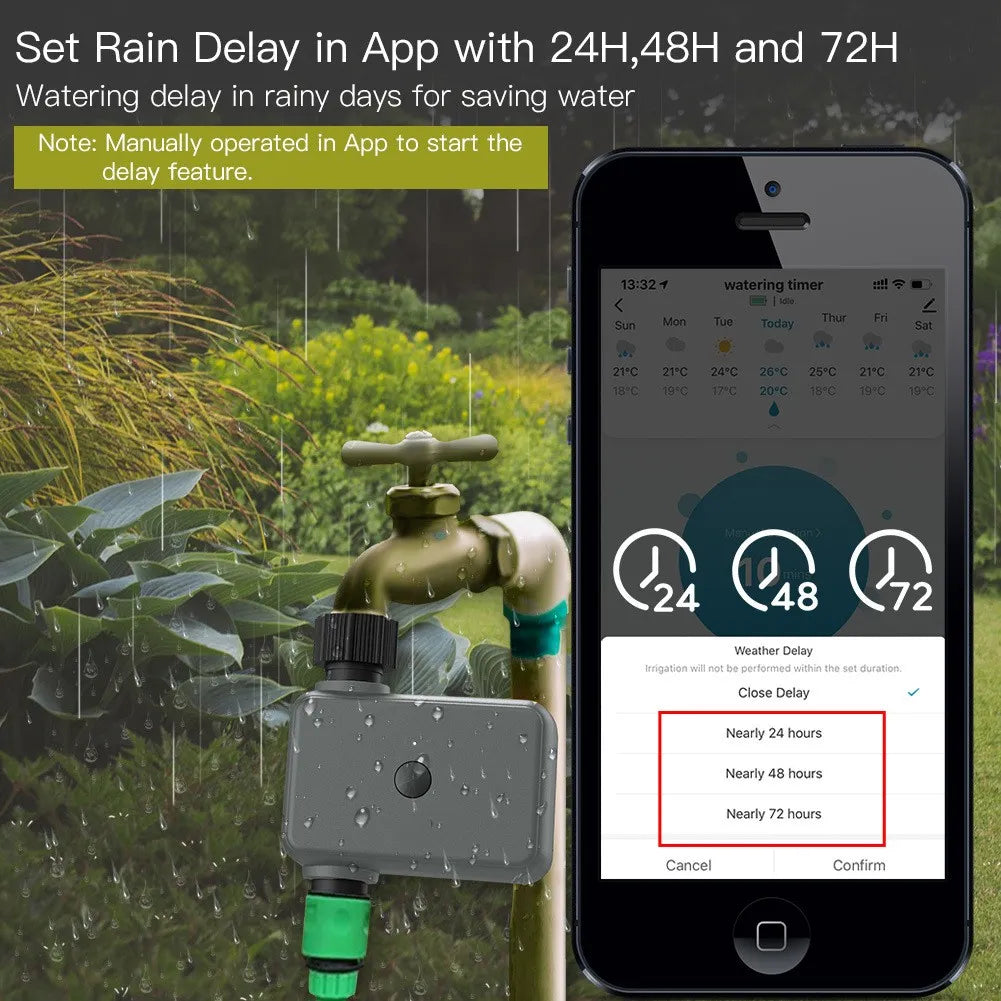 WiFi Automatic Garden Water Timer
